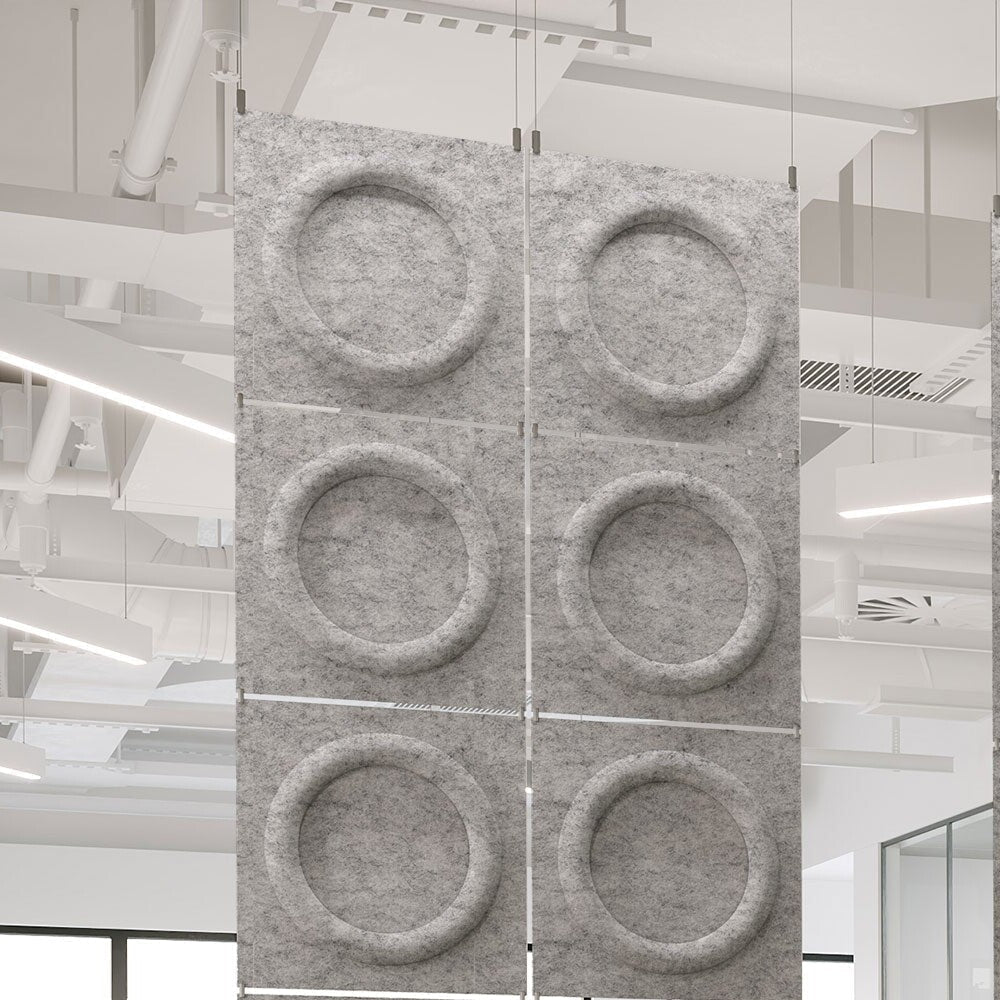 Halo Harmony3D PET Felt Acoustic Room Divider – Inhabit