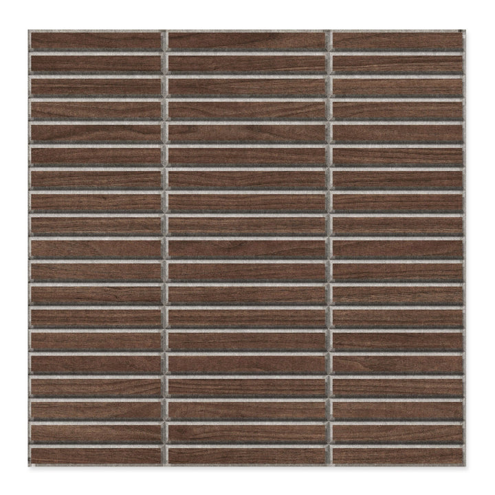 Ribbon HarmonyCARV walnut panel with contrasting carved lines.
