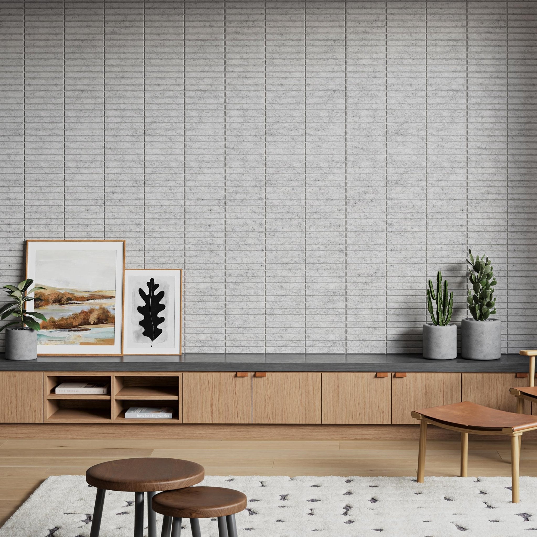hide パネル Ribbon HarmonyCARV PET Felt Acoustic Wall Panels – Inhabit