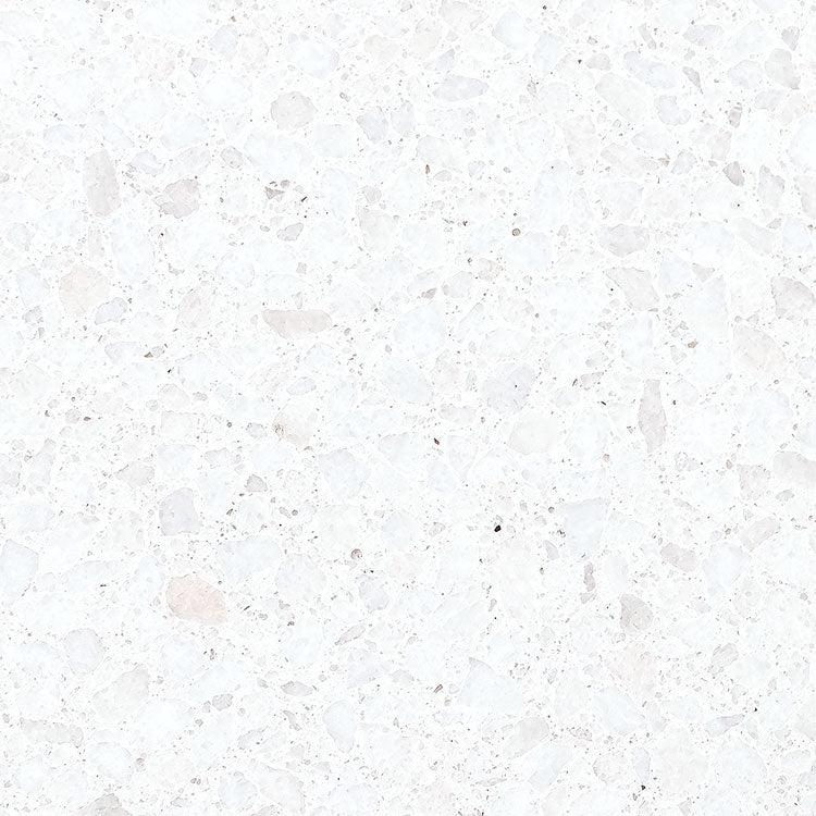 White terrazzo overlay for Tessell HarmonyBLOKS acoustic panels.